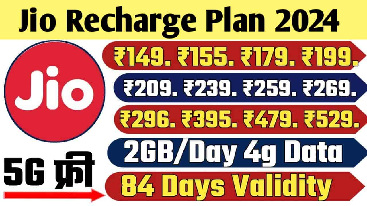 Jio Recharge Plan 2024 and Offers